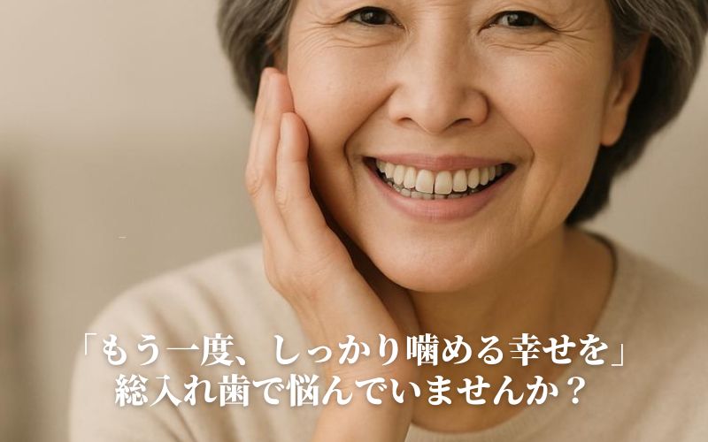 総入れ歯とオールオン4の違いとは？【香川県高松市｜インプラント・かみあわせ専門 吉本歯科医院】
